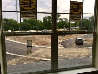 View of street from 2nd story